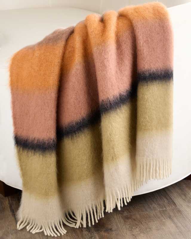 Serenity Mohair & Wool Throw, 51" x 79"